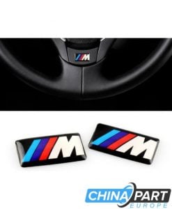 BMW M-Tech M Series ženkliukas emblema (Mini) Priklijuojamas ženkliukas emblema ant vairo, pavarų svirties, ratlankių, salono dalių, panelės.