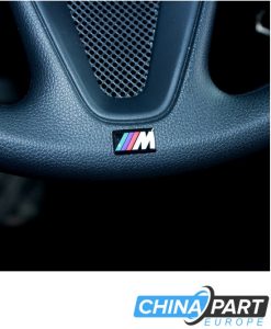 BMW M-Tech M Series ženkliukas emblema (Mini) Priklijuojamas ženkliukas emblema ant vairo, pavarų svirties, ratlankių, salono dalių, panelės.