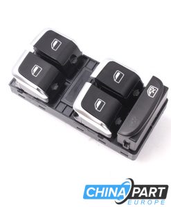 Audi A4 Q5 Vairuotojo langu pakelimo mygtukai (Chromas)