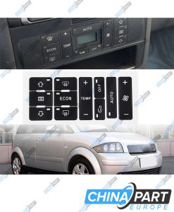 Audi A2 A3 8L Oro kondicionieriaus, klimato kontrolės lipdukai (Remontinis komplektas)