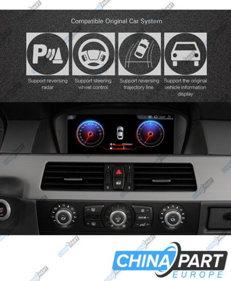 BMW E60 E63 E90 Multimedija su navigacija (Android 7.1) CIC Sistemai